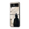 Silhouette Collage Samsung Z Flip Glass Case