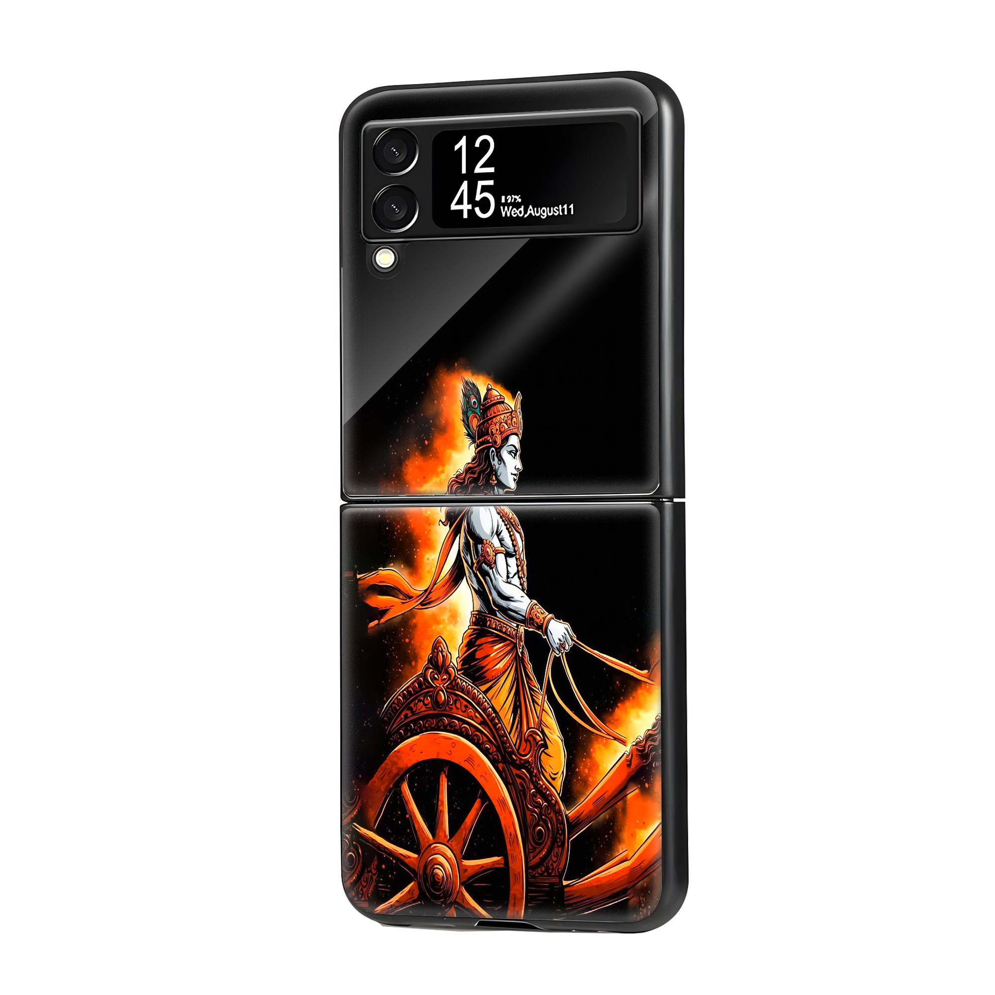 Sarathi Samsung Z Flip Glass Case