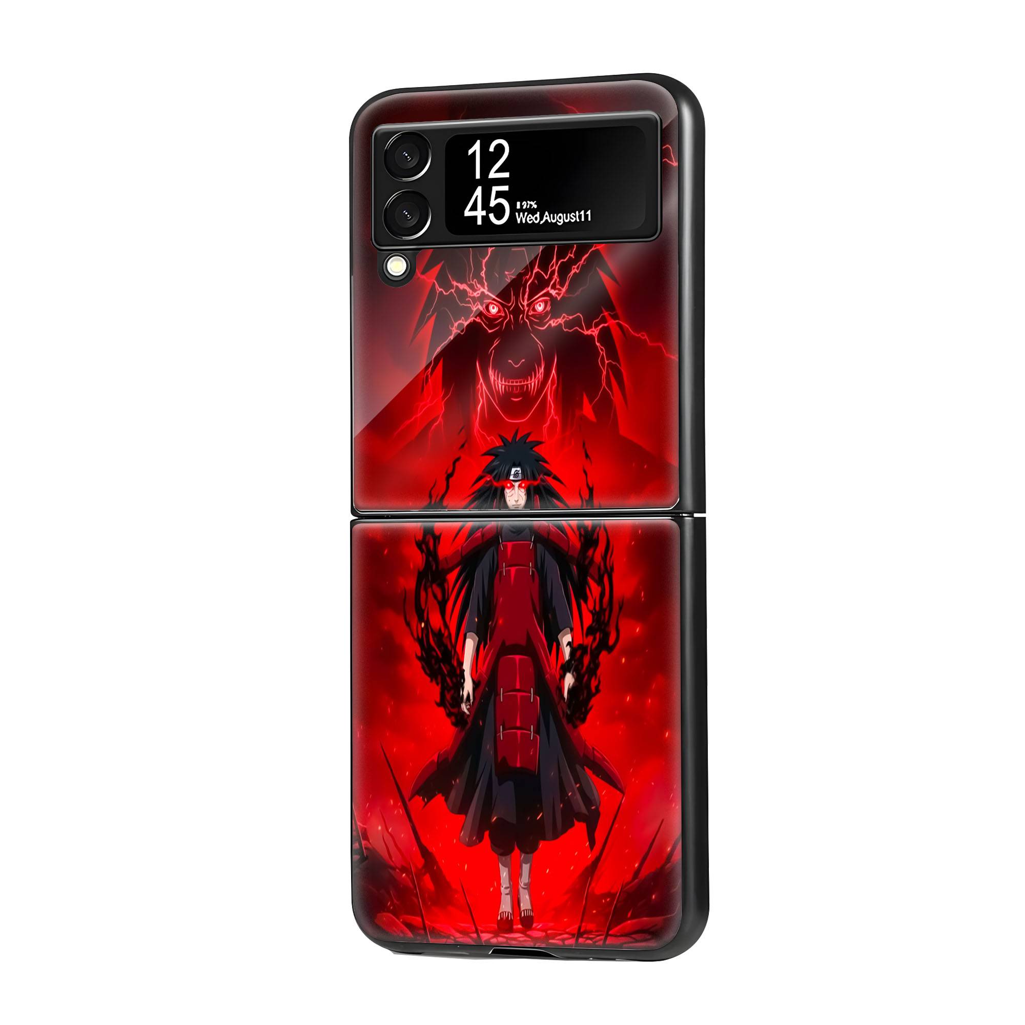Madara Uchiha Samsung Z Flip Glass Case