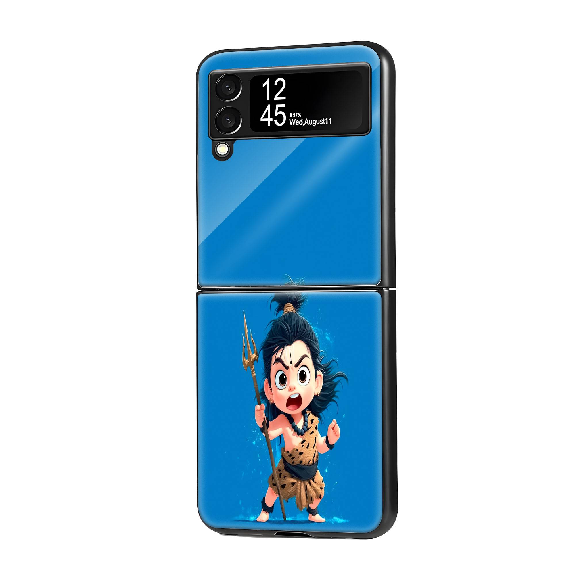 Little Rudra Samsung Z Flip Glass Case