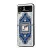 Royal Persian Frost Samsung Z Flip Glass Case