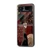 Roses Ledy Persian Rug Samsung Z Flip Glass Case