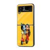 Little Krishna Ride Samsung Z Flip Glass Case