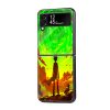Rick and Morty Samsung Z Flip Glass Case