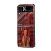 Red Velvet Bloom Samsung Z Flip Glass Case