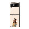 Krishna Hug Samsung Z Flip Glass Case