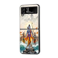 Ram Setu Samsung Z Flip Glass Case
