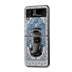 Porsche Persian Carpet Samsung Z Flip Glass Case