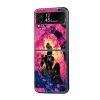 Pink Silhouette Samsung Z Flip Glass Case