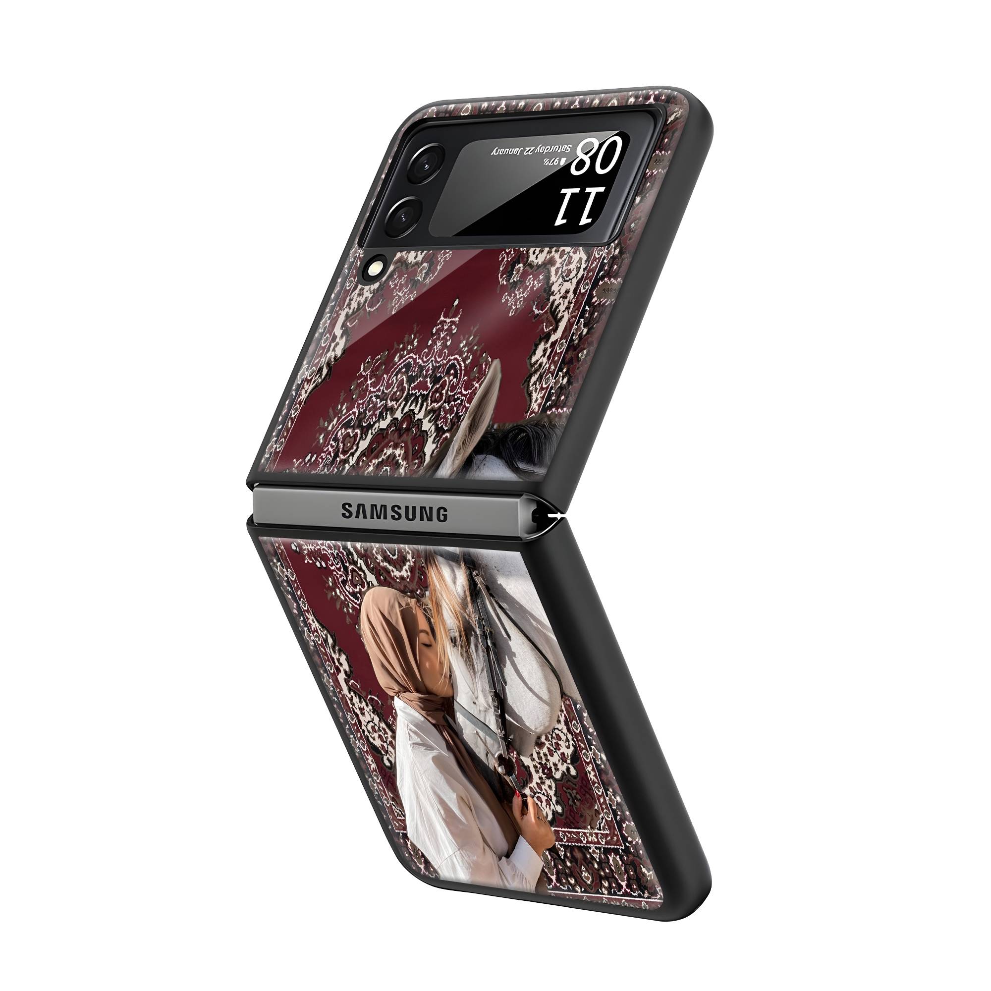 Serene Connection Samsung Z Flip Glass Case - Image 2