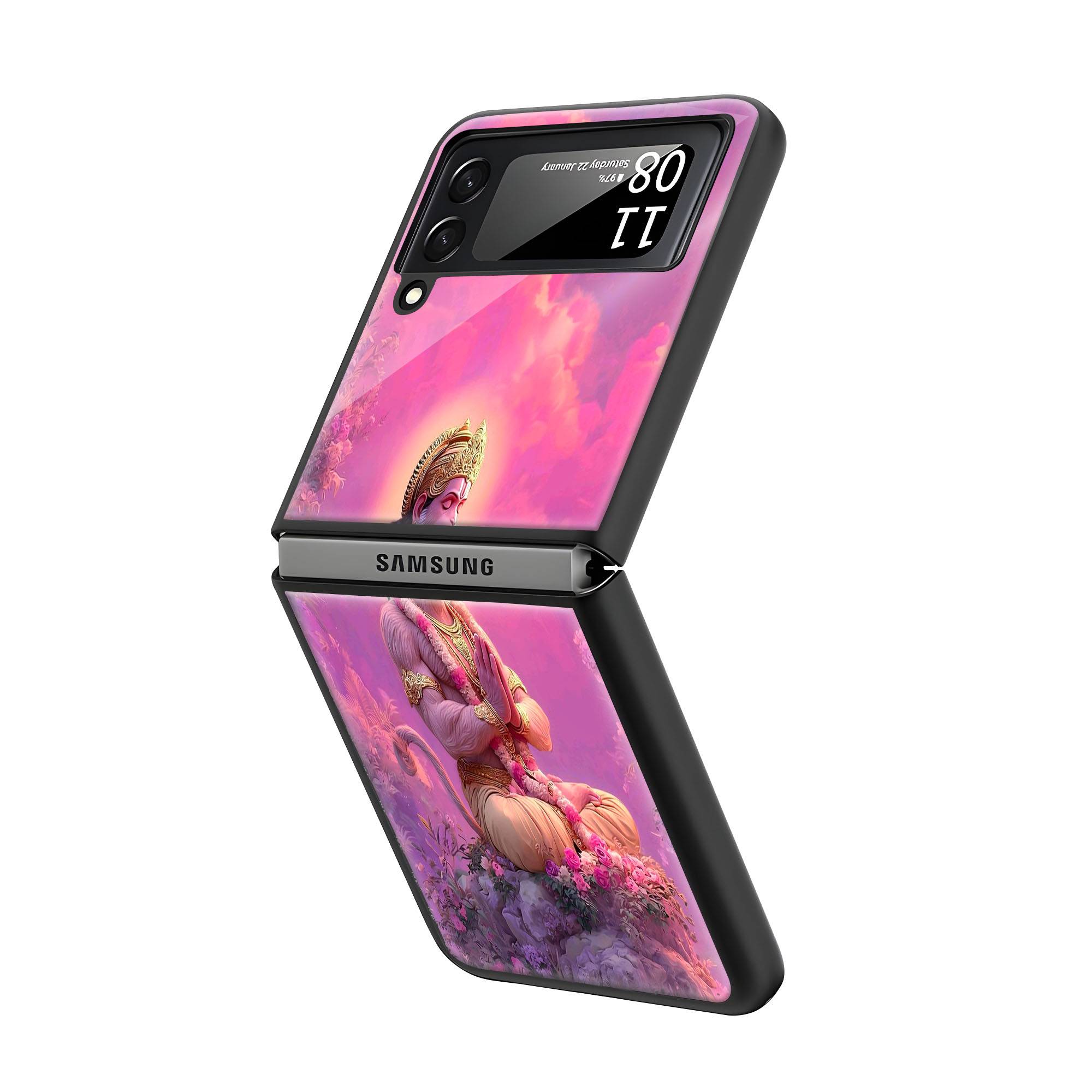 Ram Naam Samsung Z Flip Glass Case - Image 2