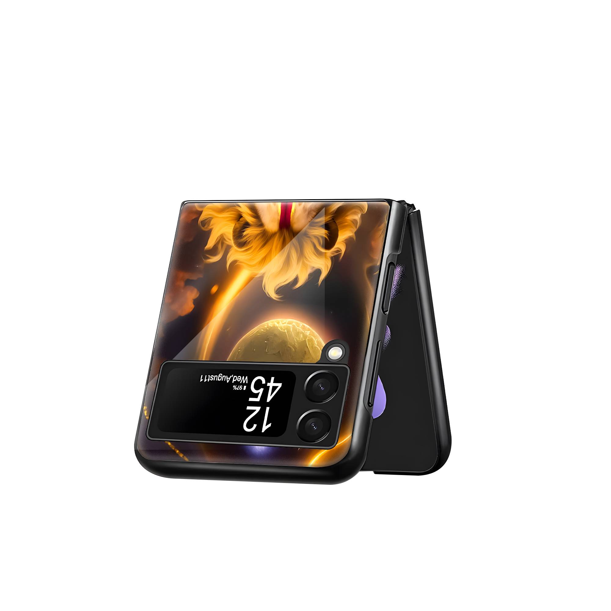 Narasimha Samsung Z Flip Glass Case - Image 3