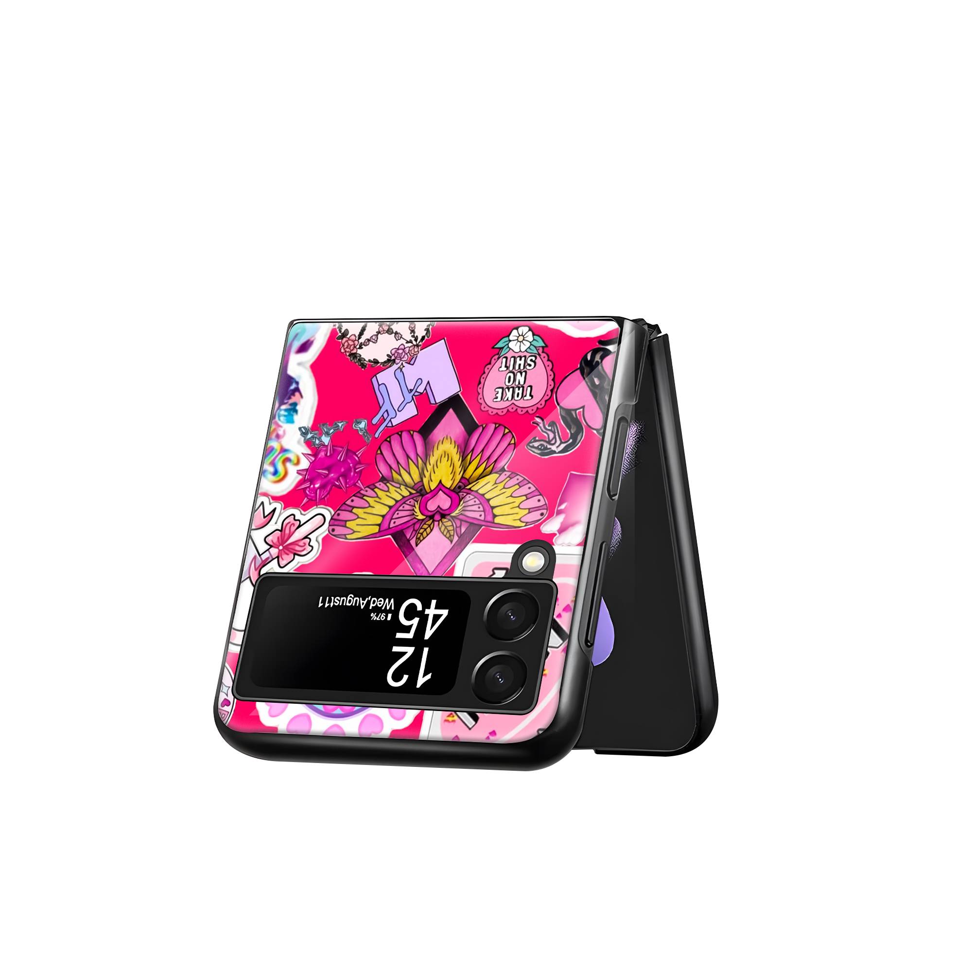 Monroe Pop Art Samsung Z Flip Glass Case - Image 3