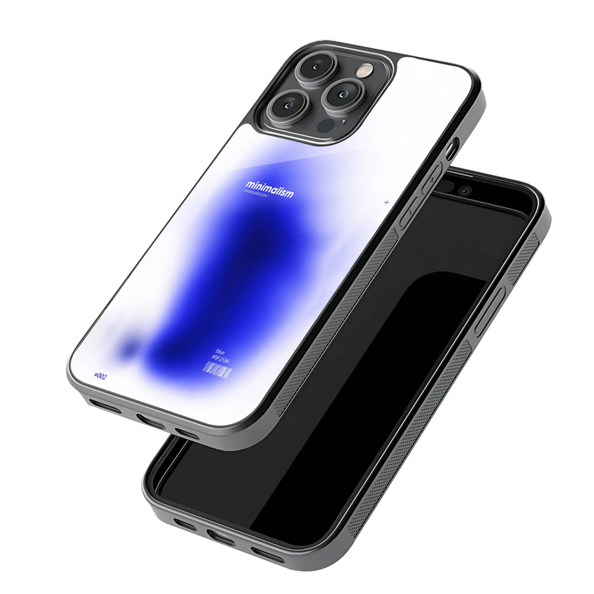 Blue Minimal Glass Case - Image 3