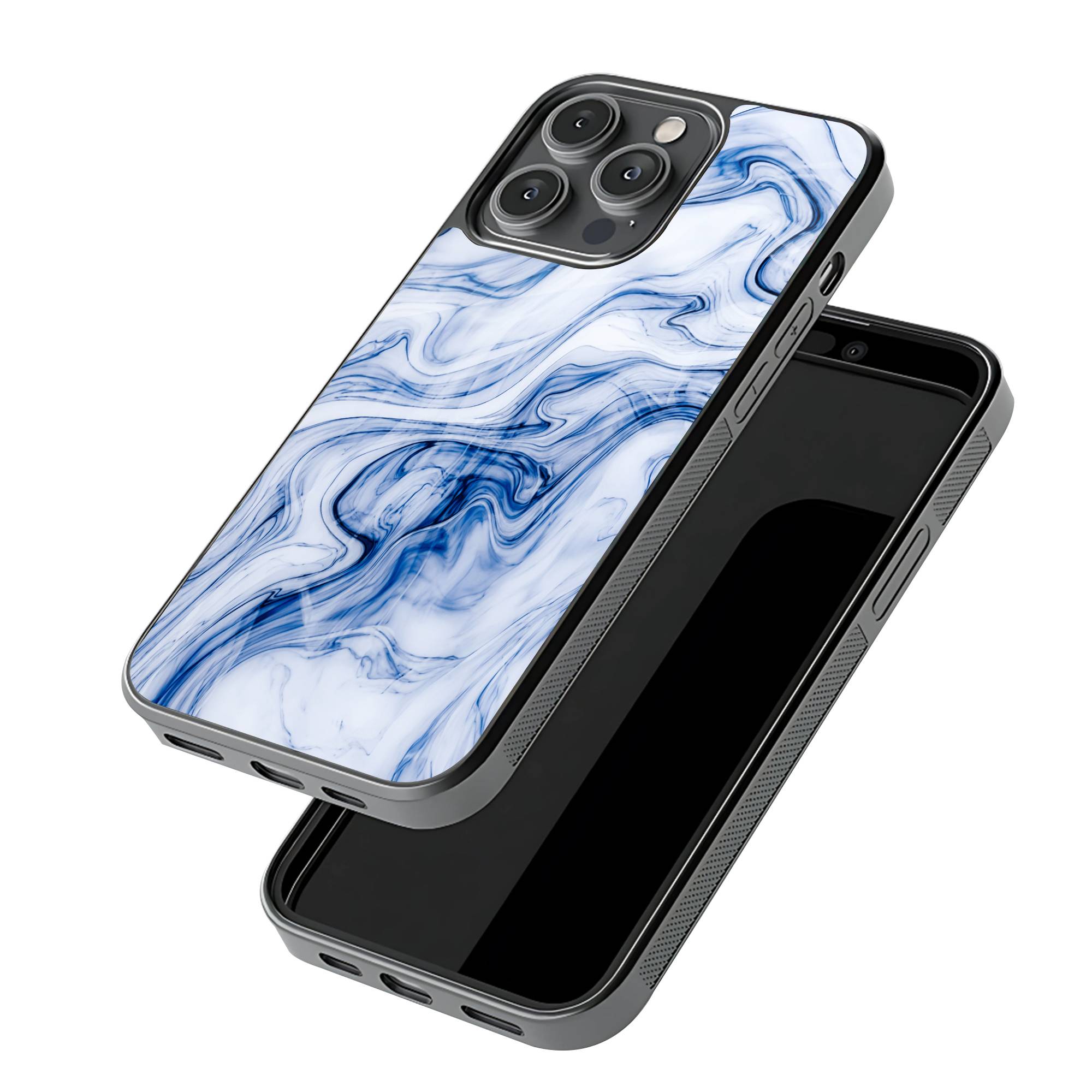 Blue Marble Ink Glass Case - Image 3