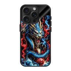Eastern Dragon Glass Case