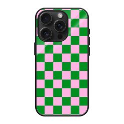 Green Grid Glass Case