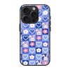Kawaii Grid Glass Case