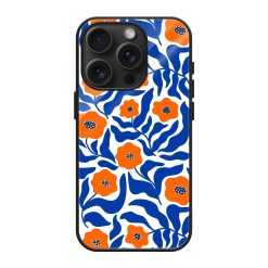 Blue Poppy Glass Case
