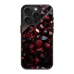Ruby Garnet Glass Case