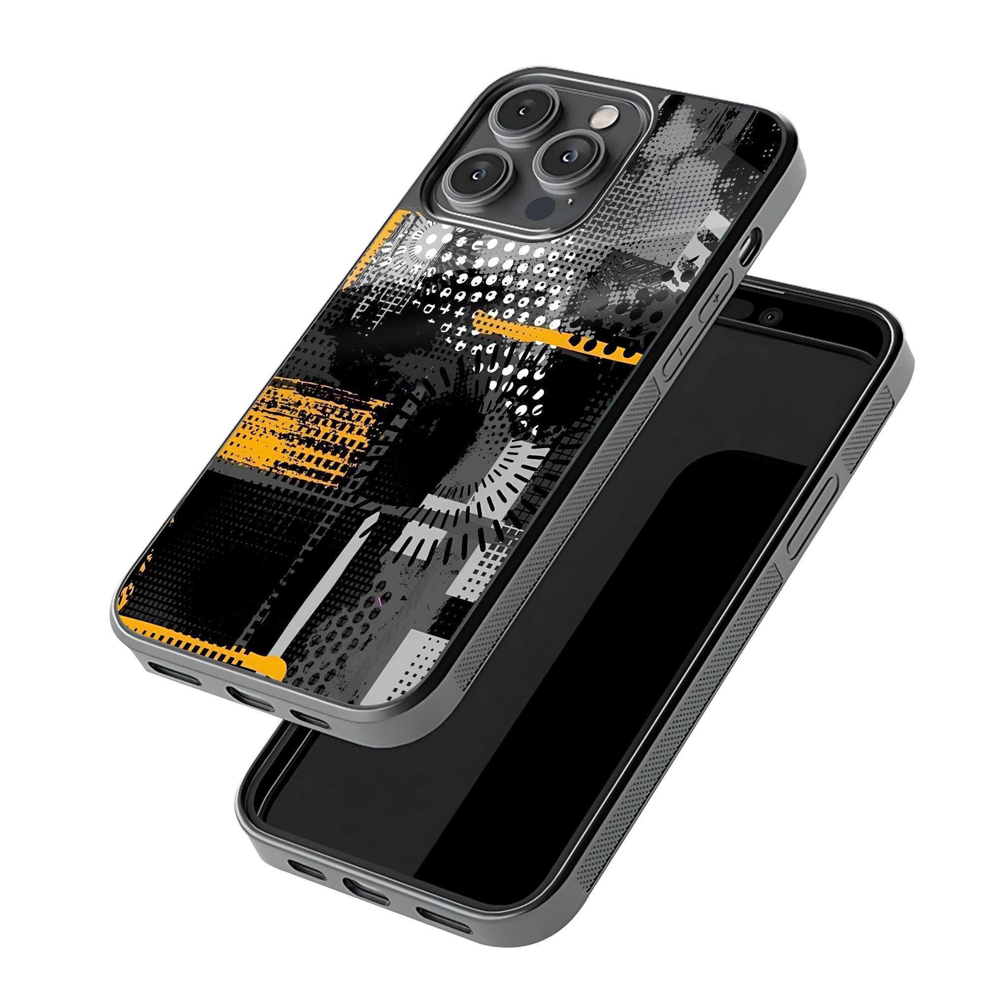 Abstract Pulse Glass Case - Image 3