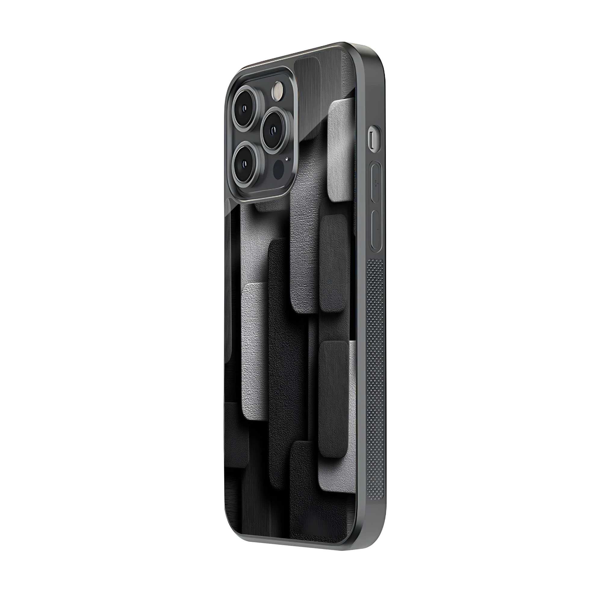 Black Texture Glass Case - Image 2