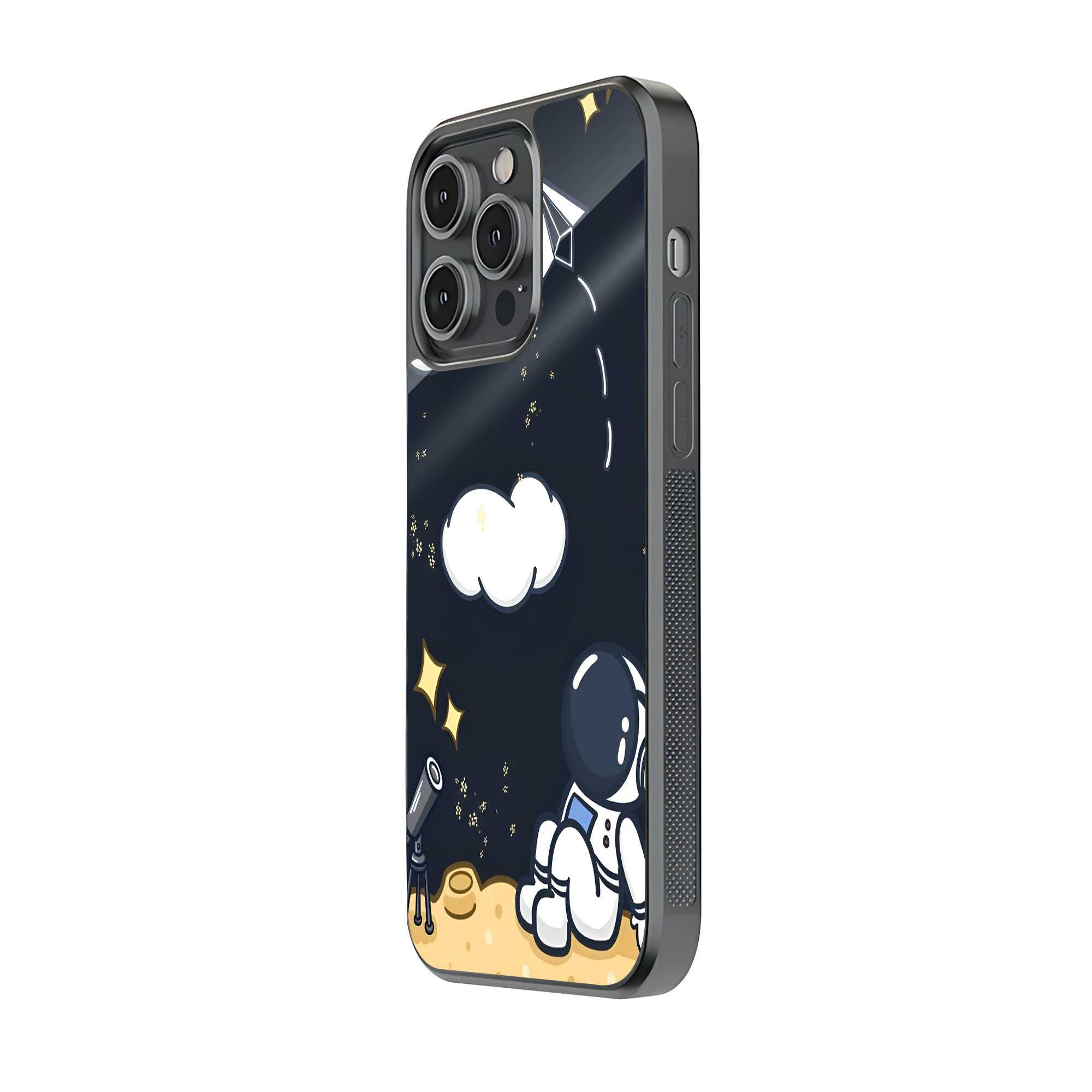 Cute Astronaut Glass Case - Image 2