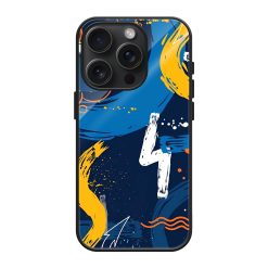Blue Burst Glass Case