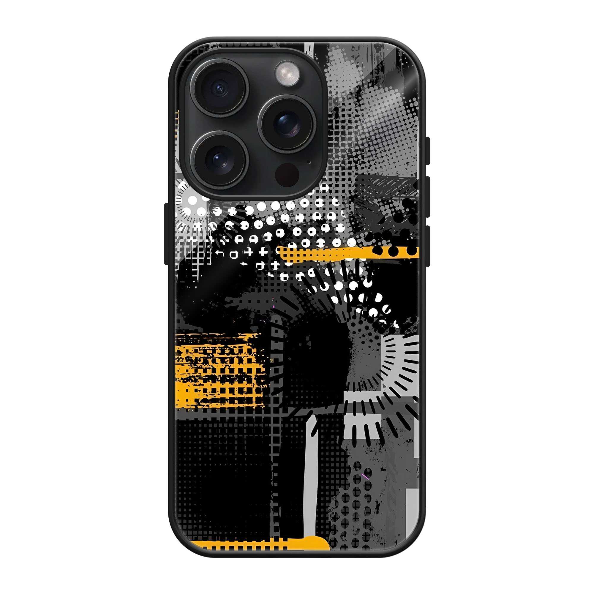 Abstract Pulse Glass Case