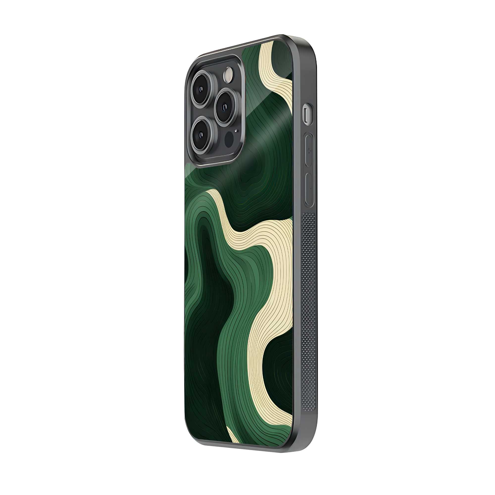 Green Contours Glass Case - Image 2