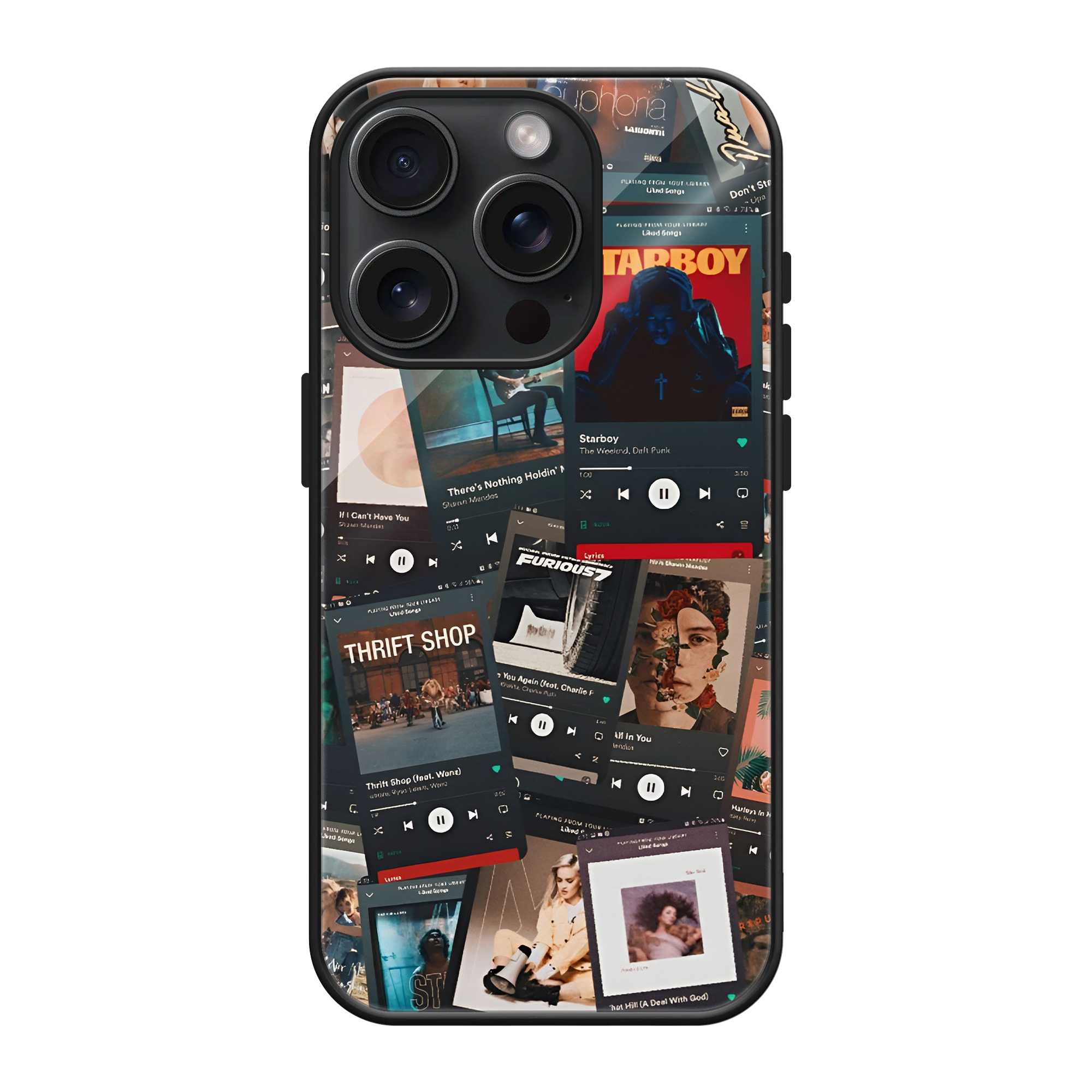 Playlist Vibes Glass Case