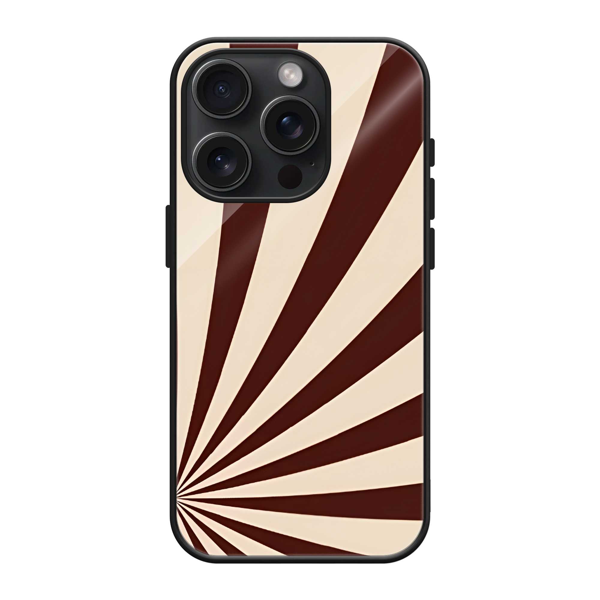 Radial Rays Glass Case